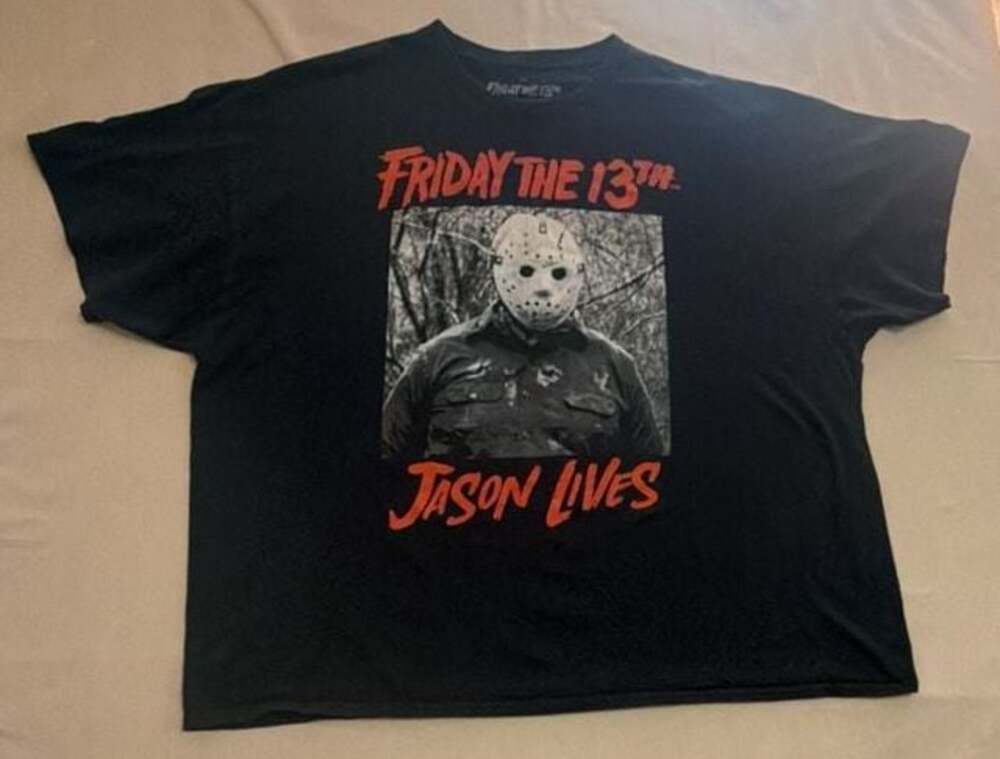 Friday The 13th Jason Lives Graphic Movie T-Shirt Black 4X